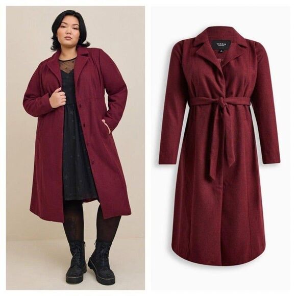 torrid Jackets & Blazers - Torrid Wool Trench Coat